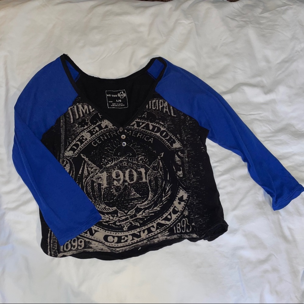 🤩 3/$13 Free People Graphic Tee